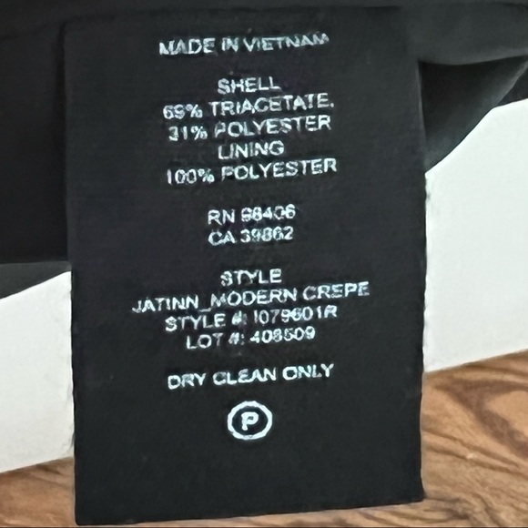 Theory Sheath Black Short Sleeve Dress Size 6 - Picture 8 of 8